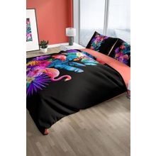 Monohome Cattleya Bluerose 3D Pamuk Saten Çift Kişilik Nevresim Takımı