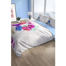 Monohome Cattleya Rose Love 3D Pamuk Saten Çift Kişilik Nevresim Takımı