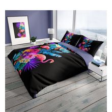 Monohome Flamingo 3d Çift Kişilik Nevresim Takım