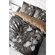 Monohome Gray Casual 3D Pamuk Saten Çift Kişilik 200x220 cm Nevresim Takımı