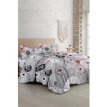 Monohome Grey Energy Luxury Pamuk Saten Çift Kişilik Nevresim Takımı