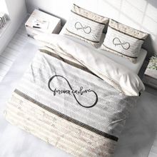 Monohome İnfinity 3d Saten Pamuk Çift Kişilik Nevresim Takımı