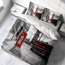 Monohome London 3D Pamuk Saten Çift Kişilik 200x220 cm Nevresim Takımı