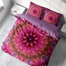 Monohome Mandala 2 3D Pamuk Saten Çift Kişilik 200x220 cm Nevresim Takımı