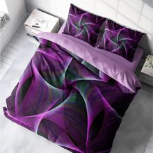 Monohome Mandala 3 3D Pamuk Saten Renkli Çift Kişilik 200x220 cm Nevresim Takımı