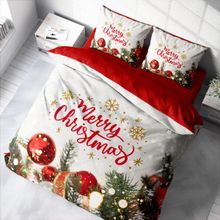 Monohome NY Noel 3D Pamuk Saten Çift Kişilik 200x220 cm Nevresim Takımı