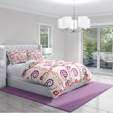 Monohome Purple Hypnosis Klasik Renkli Çift Kişilik 200x220 cm Nevresim Takımı
