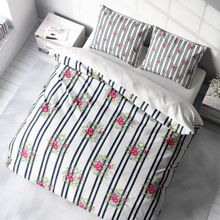 Monohome Ribbon Flowers Naturel Renkli Çift Kişilik 200x220 cm Nevresim Takımı