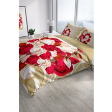 Monohome Rose CREAM-1007 Naturel Renkli Çift Kişilik 200x220 cm Nevresim Takımı
