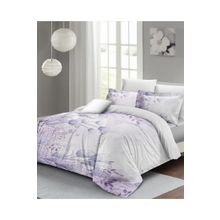 Monohome Soft Lila 3D Pamuk Saten Çift Kişilik Nevresim Takımı