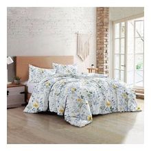 Monohome Spring Floral Luxury Pamuk Saten Çift Kişilik Nevresim Takımı