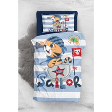 Monohome Tige Sailor 3d Pamuk Saten Bebek Nevresim Takımı