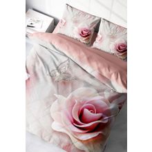 Monohome Wild Rose 3D Pamuk Saten Çift Kişilik 200x220 cm Nevresim Takımı