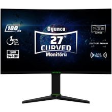 Monster Aryond A27 V2 27 İnç 180Hz 1ms Curved Oyuncu Monitörü