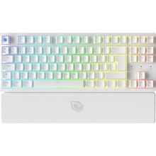 Monster Pusat Rapid Pro Beyaz RGB Red Switch Kablolu Mekanik Gaming Klavye