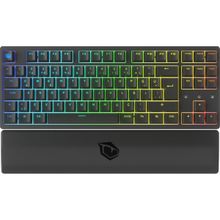 Monster Pusat Rapid Pro Siyah RGB Red Switch Kablolu Mekanik Gaming Klavye