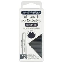 Monteverde G305BB Blue Black Dolma Kalem Kartuşu