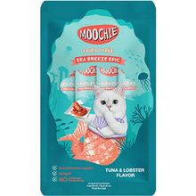 Moochie Ton Balıklı ve Istakozlu 5x15 gr Sıvı Kedi Ödül Maması
