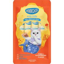 Moochie Ton Balıklı ve Katsuobushili 5x15 gr Sıvı Kedi Ödül Maması