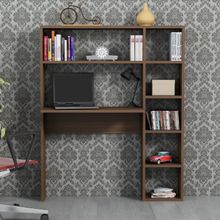 Moonlife Duru Siyah Kitaplıklı Çalışma Masası
