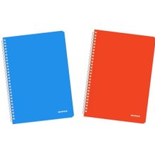 Mopak Neon Serisi 2'li A4 60 Yaprak Kareli Pp Kapak Spiralli Defter
