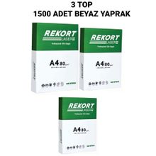 Mopak Rekort A4 1.500 Adet Beyaz Fotokopi Kağıdı