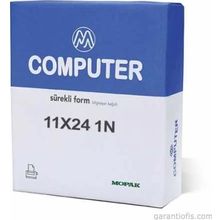 Mopak Ve-ge 1 Nüsha 70 gr 11x24 1000 Adet Sürekli Form Bilgisayar Kağıdı