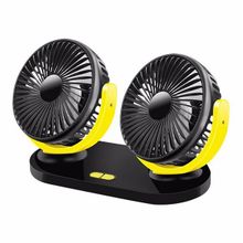 More TR Ally Çift Başlıklı 12 V 24 V Araç Fanı Oto Fan Vantilatör