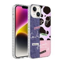 More TR Apple iPhone 13 Kılıf Airbag Kenarlı Renkli Desenli Silikon Zore Elegans Kapak