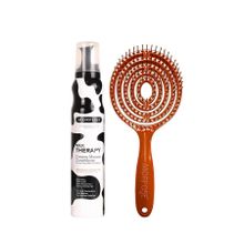 Morfose Oval Saç Fırçası + Milk Therapy 200 ml Saç Köpüğü