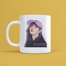 Morinna MR07 Black Pink Tasarımlı Beyaz Kupa