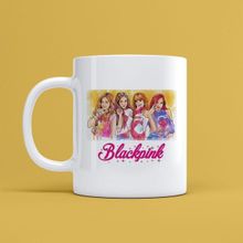 Morinna MR13 Black Pink Tasarımlı Beyaz Kupa