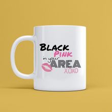 Morinna MR16 Black Pink Tasarımlı Beyaz Kupa