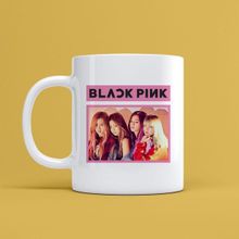 Morinna MR24 Black Pink Tasarımlı Beyaz Kupa