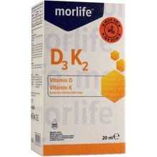 Morlife D3-K2 20 ml Vitamin - Aromasız