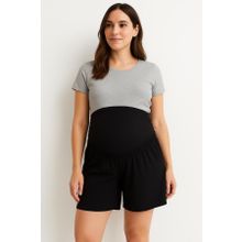 motherway maternity Hamile keten pamuklu şort