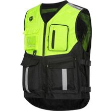 Motoanl Motosiklet Reflektörlü Yelek Gece Gündüz Farkındalık Yeleği Neon 600 D Oxford Kumaş Reflektif Yelek