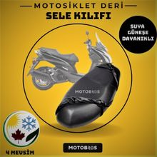 Motobros Daelim History 125 Deri Sele Motosiklet Brandası