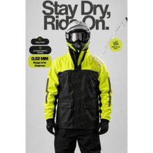Motobros MOTORCU YAĞMURLUK MOTOSİKLET YAĞMURLUĞU NEON PREMİUM CEPLİ ASTARLI SU GEÇİRMEZ (GARANTİLİ ÜRÜN)