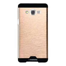 Motomo Samsung Galaxy A3 Metal Gold Arka Kapak