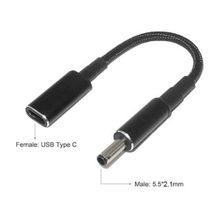 Motorobit Dişi Type C Erkek 5.5x2.1 mm Jack Dönüştürücü Kablo
