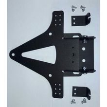 Motospartan Motosiklet Siyah Katlanır Plakalık