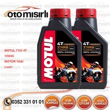 Motul 7100 10W40 4T 1 lt 2 Adet Motor Yağı