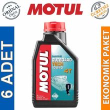 Motul Marine Outboard Tech 10W/40 4T 1 lt 6'lı Tekne Motor Yağı