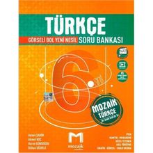 Mozaik Yayınları - 2022 6. Sınıf Türkçe Soru Bankası