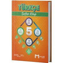 Mozaik Yayınları 5. Sınıf 2025 Türkçe Defter Kitap