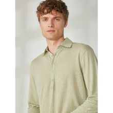 Mr. Mood Mr Atenas Polo Yaka Açık Haki Erkek T-shirt