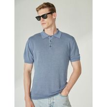 Mr. Mood Mr Compaorta Polo Yaka Mavi Erkek T-shirt