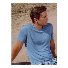 Mr. Mood Mr Figui Bisiklet Yaka Mavi Erkek T-shirt