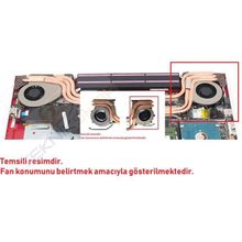 MSI GE62VR-6RF Sağ Fan